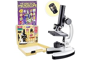 IQCREW Kids Microscope with Digital Color Camera, Interactive Software, and Fascinating 'World...