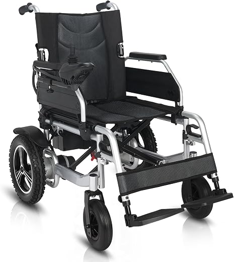 KosmoCare Duramate Electric Wheelchair | Foldable Motorized Wheelchair for Elderly &amp; Disabled | Power Wheelchair with 24V ...