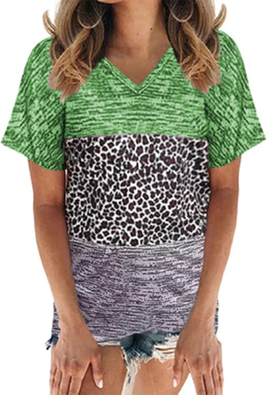 Amazon.com: DESKABLY Plus Size Tops for Women Summer Fashion Strapless Printing V-Neck T-Shirt 