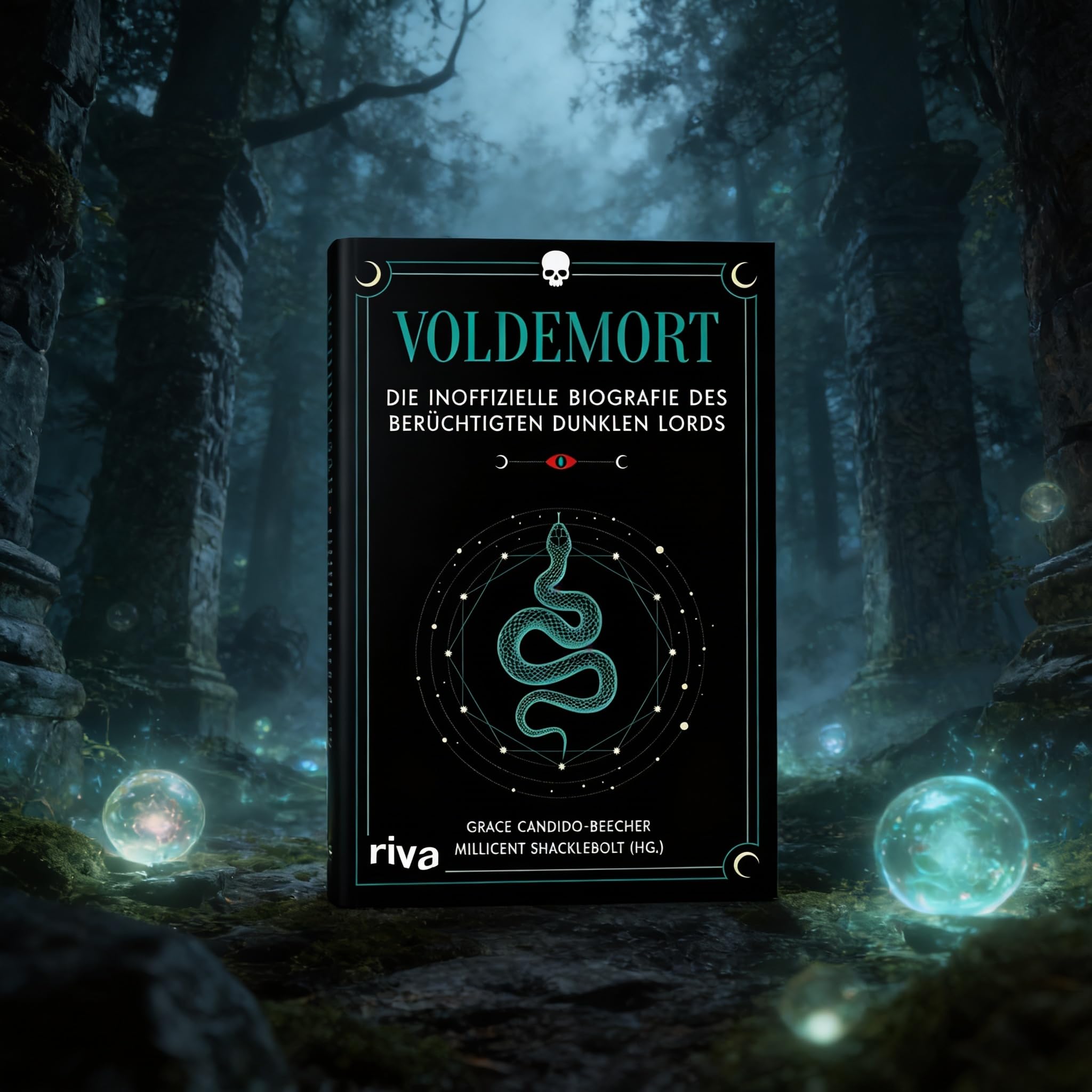 Biografienset für Potter-Fans: Malfoy, Dumbledore, Snape & Voldemort – 4 inoffizielle Biografien, Charakterstudien und Figurenanalysen zur magischen Zauberwelt, exklusiv mit Berti Botts Bohnen (75 g)