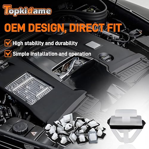 Miniatura 4 de Topkidame 87756-2E000 Clip de moldeo basculante para Hyundai Kia- 30pcs
