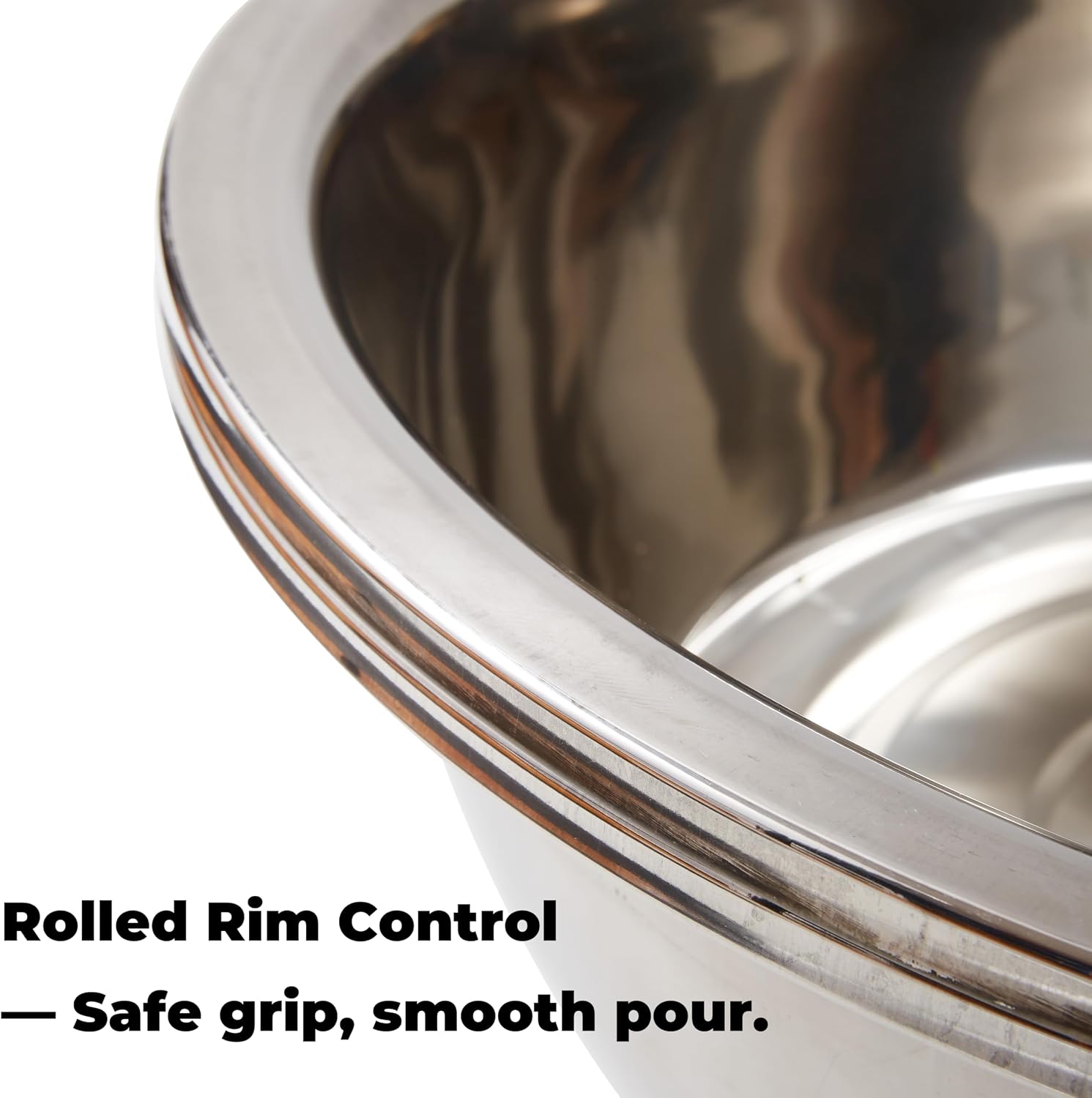 2-Pack 30 Qt Stainless Steel Mixing Bowl – Extra Large Commercial Grade Mixing Bowl for Baking, Cooking, Salad, Dough | Big Deep Metal Prep Bowl for Restaurants, Catering, and Home Kitchens