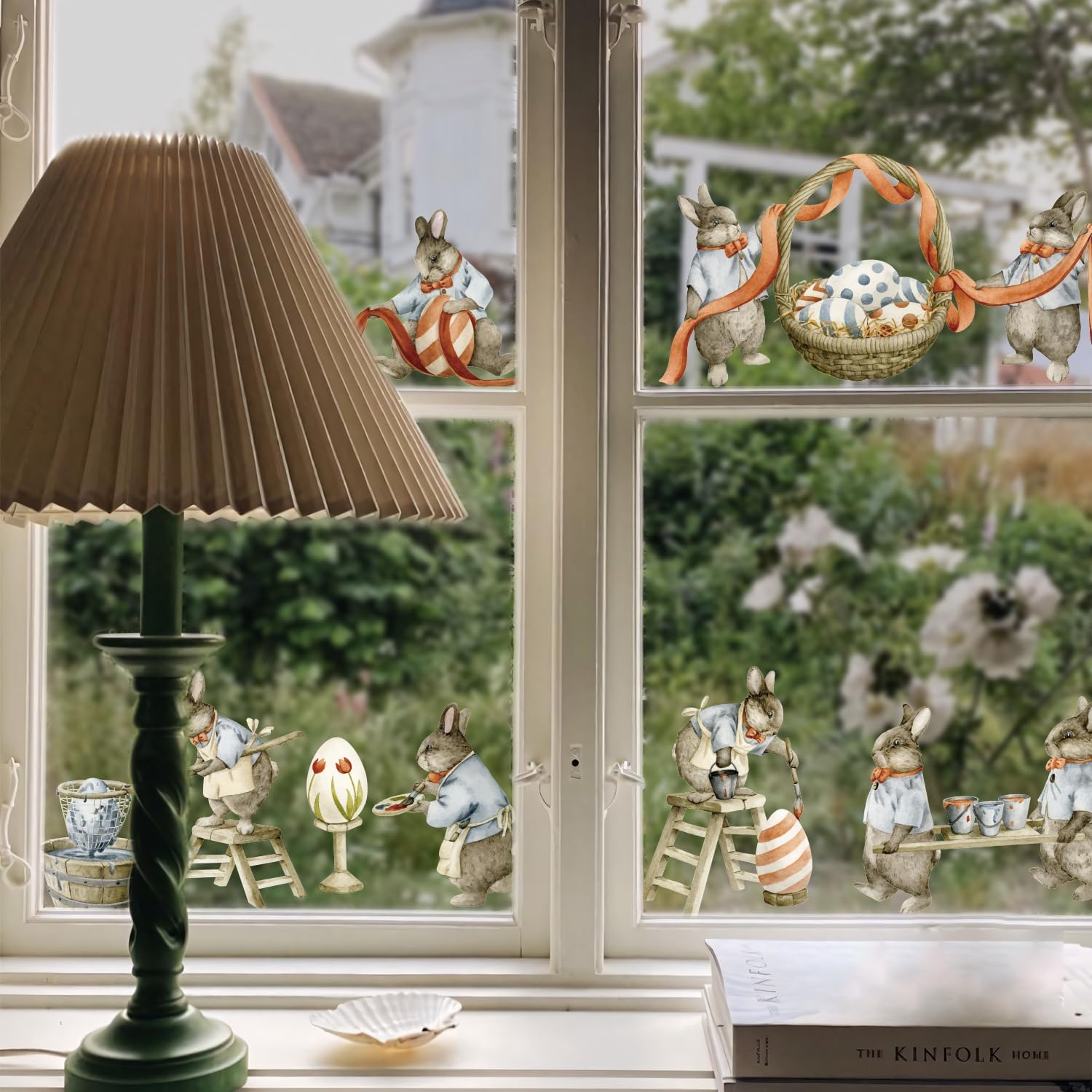 BELSVOR 248 PCS Pegatinas Navidad Para Ventanas - 9 Hojas Reutilizables De PVC Para Cristal, Vitrinas E Interior