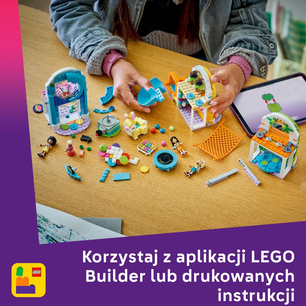 LEGO Friends Niezwykła sala zabaw 42686 | Sala zabaw, kreatywny zestaw, prezent dla dziewczynki i chłopca 7+, 668 elementów