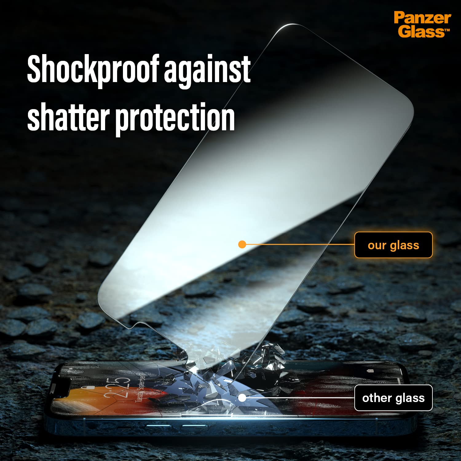 Protezione in ceramica PanzerGlass per iPhone 15 Pro Max - Pellicole protettive