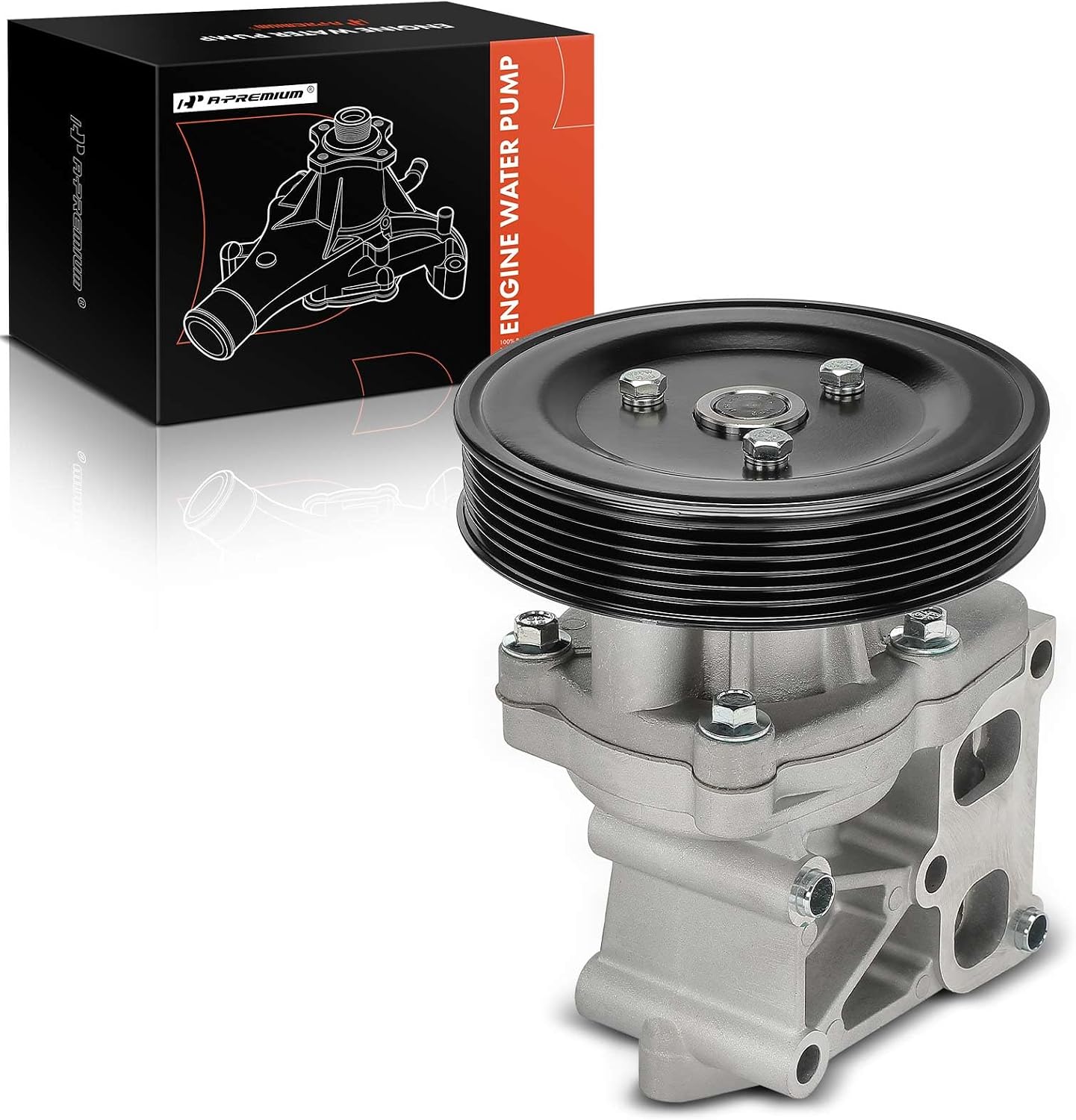 A-Premium Engine Water Pump with Gasket Compatible with Jeep Cherokee, Compass, Patriot, Renegade & Dodge Journey, Avenger, Dart, Caliber & Chrysler 200, Sebring & Fiat 500X & Ram ProMaster City