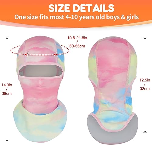Miniatura 6 de Pasamontañas para niños a prueba de viento, máscara de esquí para invierno, cálido para clima frío, para niños y niñas