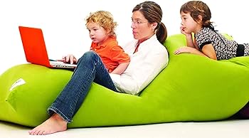 Yogibo　Max Yogibo Max Giant Bean Bag, 6-Feet, Green : Amazon.in: Home