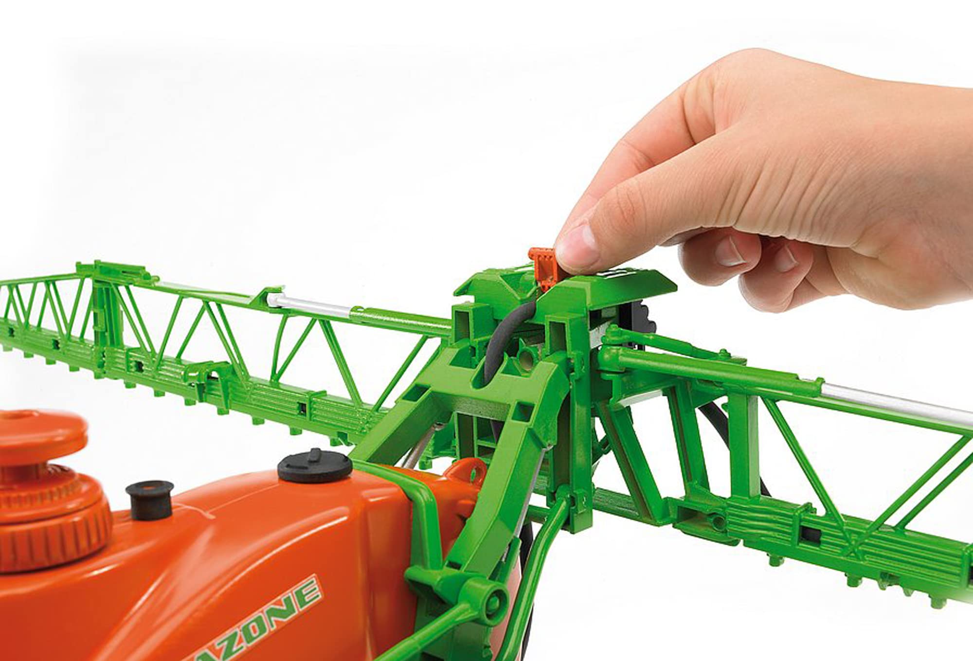 bruder 02207 - Opryskiwacz polowy Amazone UX 5200 | z zbiornikiem na wodę, opryskiwacz polowy do rolnictwa, gospodarstwo, 1:16