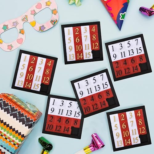 Miniatura 5 de Gamie Rompecabezas de diapositivas para niños: juego de 24 rompecabezas de mano de tamaño de bolsillo, rompecabezas educativos de diapositivas de