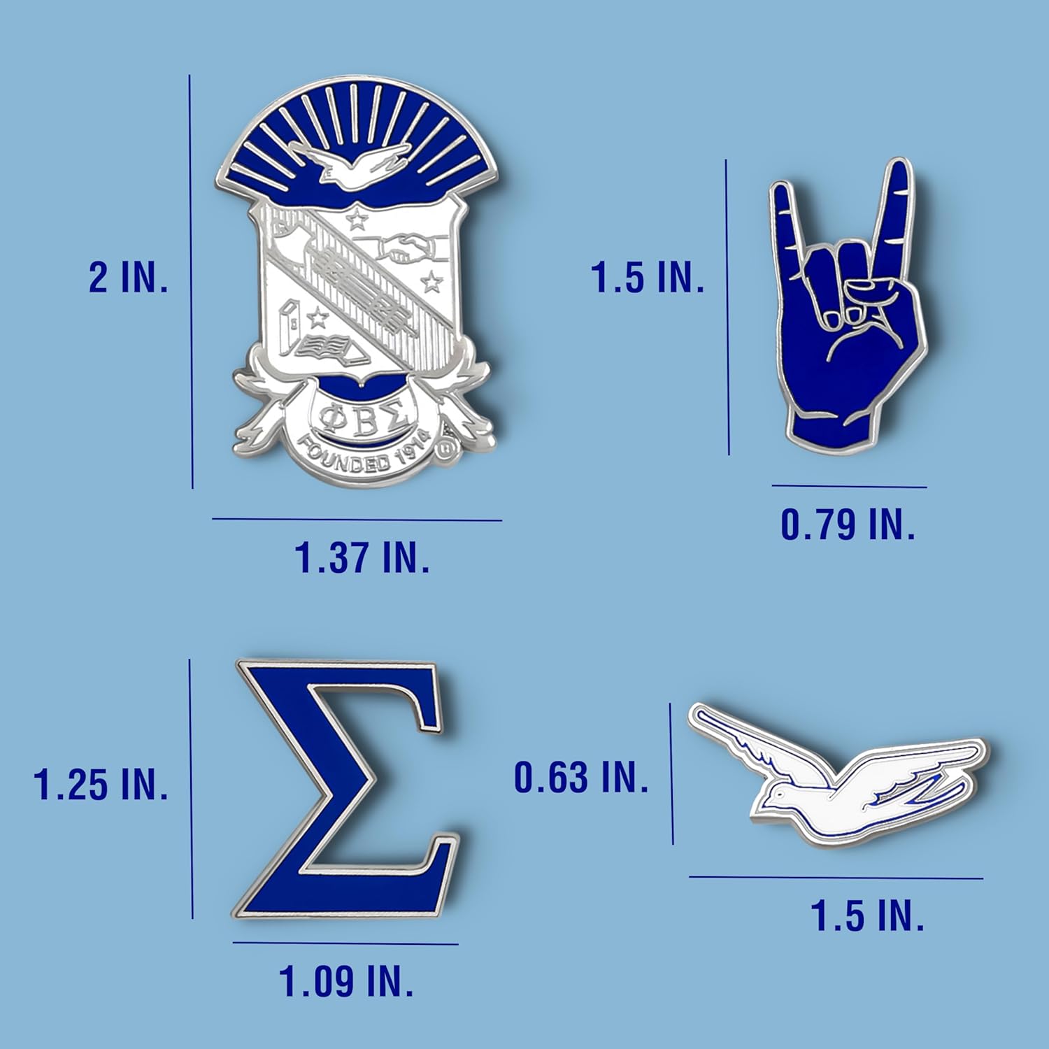 Sigma - Official Vendor - Lapel Pin - Fraternity Paraphernalia - Collection