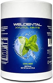 Weldental Xylitol Mints in Plastic-free Packaging, 300 Count