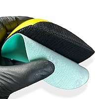 Vista 3 de LiME LiNE Papel de lija impermeable de grano 180 de 6 pulgadas (25) para lijadoras de doble acción, gancho y bucle