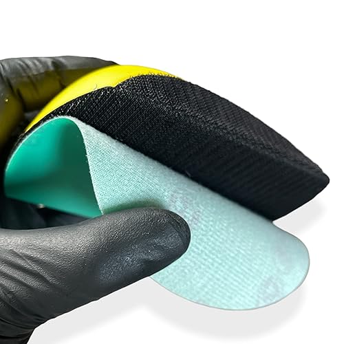 Miniatura 3 de LiME LiNE Papel de lija impermeable de grano 180 de 6 pulgadas (25) para lijadoras de doble acción, gancho y bucle