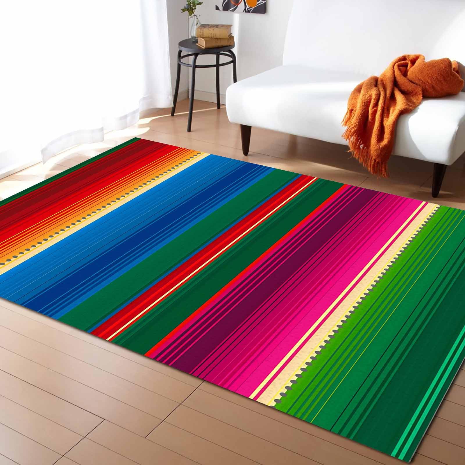 Amazon.com : ARTSHOWING Mexican Serape Area Rug, 2'7