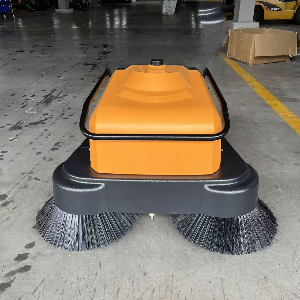 Walk-Behind Floor Sweeper,Hand Push Industrial Floor Sweeper Machine, Industrial and Commercial Use