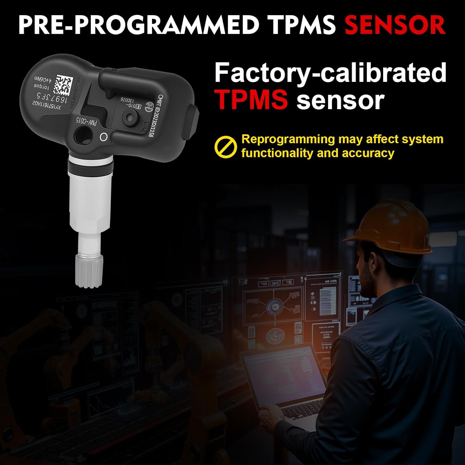 Pre-Programed 315MHz TPMS Sensor for:-Toyota Camry Corolla for:-Rav4 Tacoma Tundra, for:-Lexus ES250 ES350 GX460 IS350 LS500 NX250 RX350 RZ300E 2018-2024 Replace OE# 28103CC000 (4 Pack)