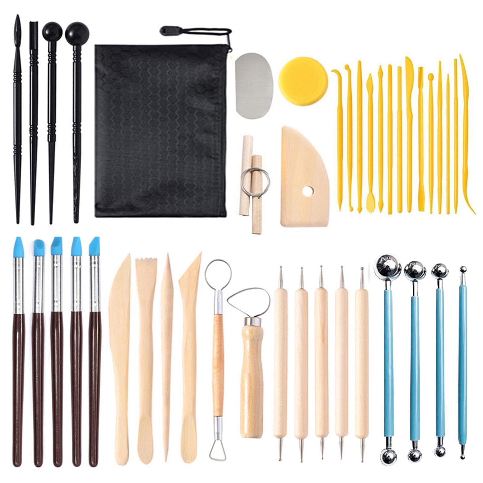Kit de poterie adulte et fournitures pour façonner et réussir vos modelages
