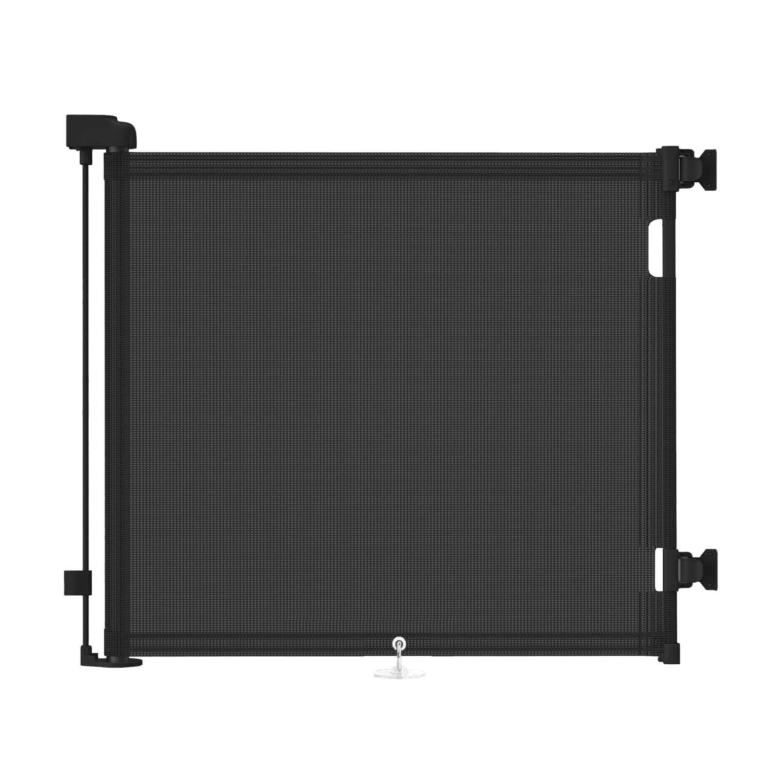Puerta Seguridad Bebé Extensibles, Barrera Seguridad Nños y Perros, 0-150 cm Retráctil Vallas para Escaleras y Pasillos, Interiores y Exteriores