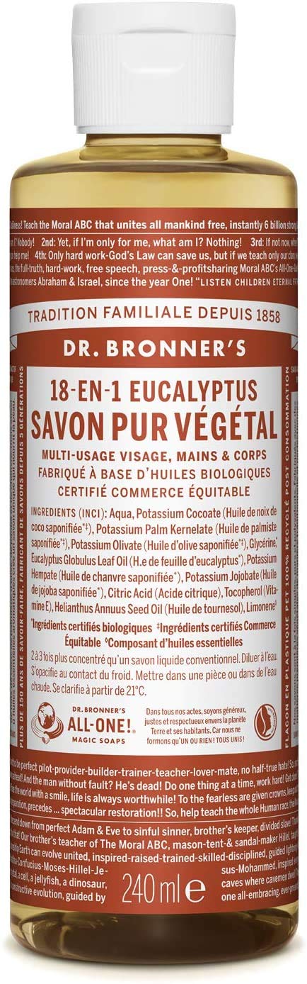Organic Eucalyptus Castile Liquid Soap - 237ml, 237 ml (Pack of 1)