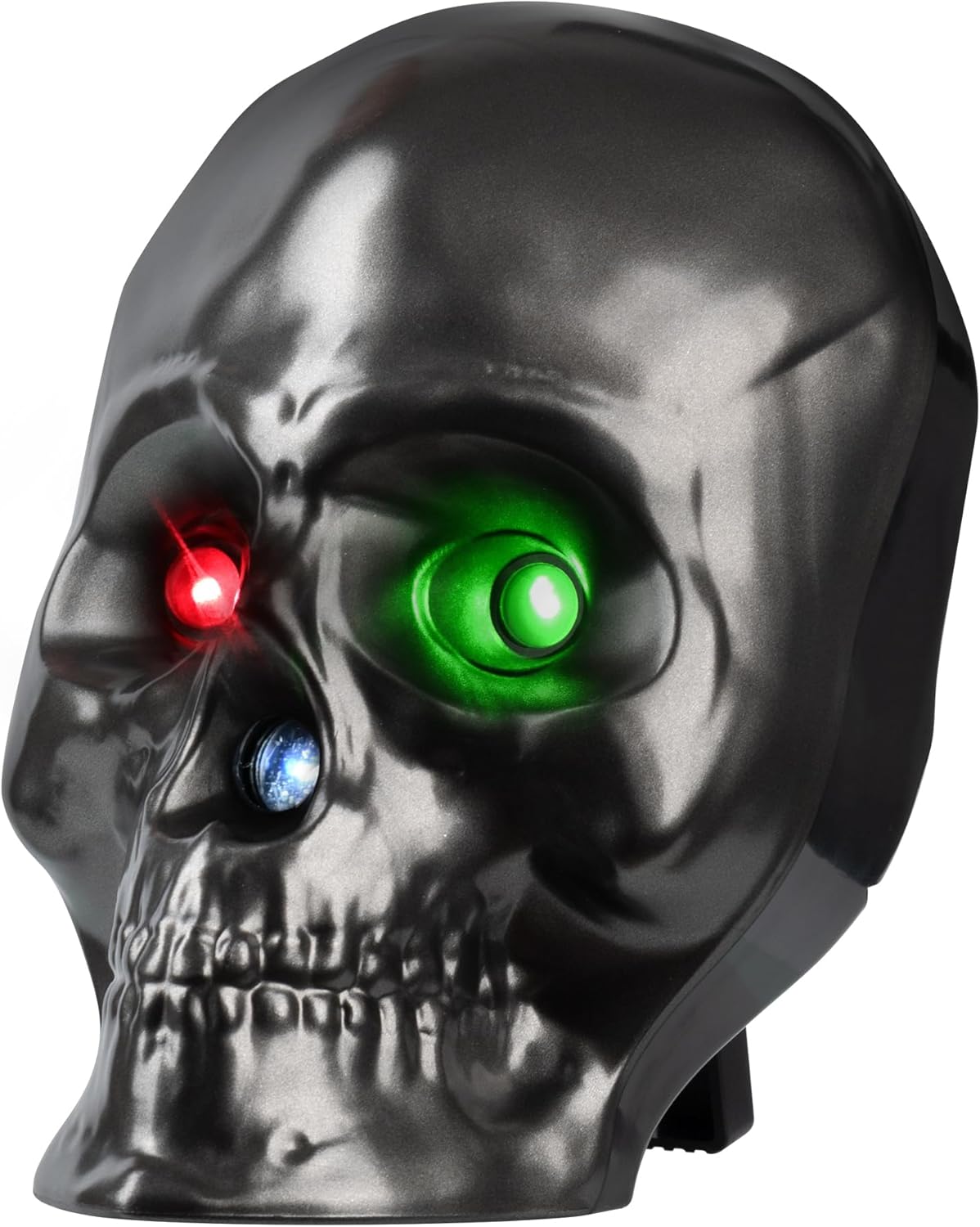 Halloween Projector Lights, Ghost Skeleton Halloween Laser Lights in Skull Shape, 5 Modes and Spooky Screams, Halloween Party Decor with Remote Control Timer for Halloween Decorations Indoor
