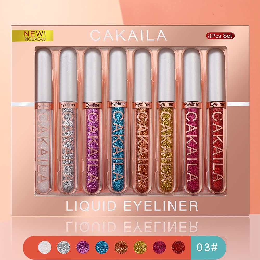 Skynest Metallic Shimmer Glitter Eyeliner - Image 3
