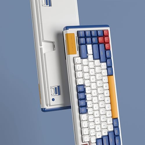 Miniatura 4 de DUSTSILVER Teclado K84 para juegos con cable, 75% de diseño de EE. UU., 84 teclas, ultra compacto, intercambiable en caliente, mini teclado
