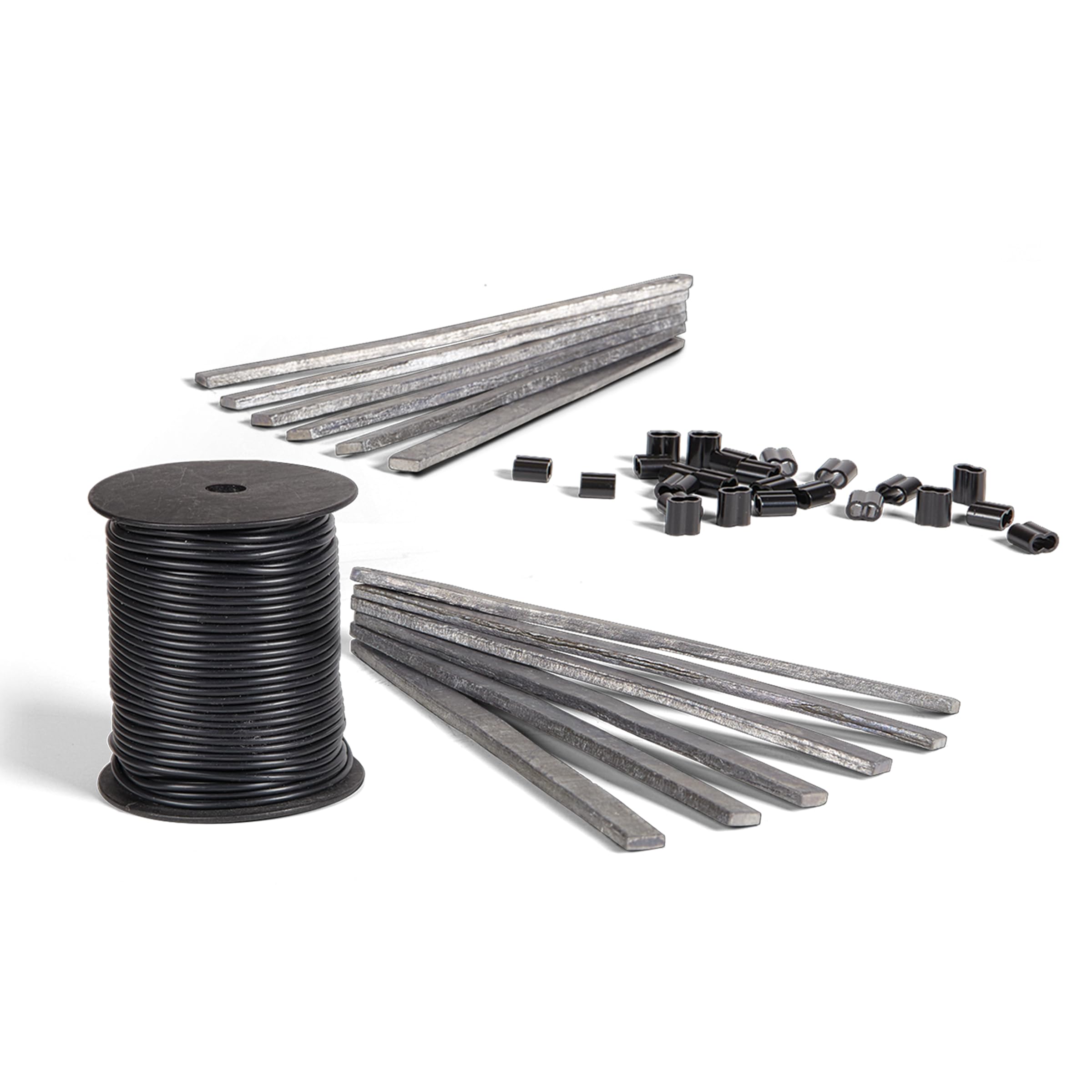 Kit rig decoy complet avec ligne PVC 200' et 12 lests sangle