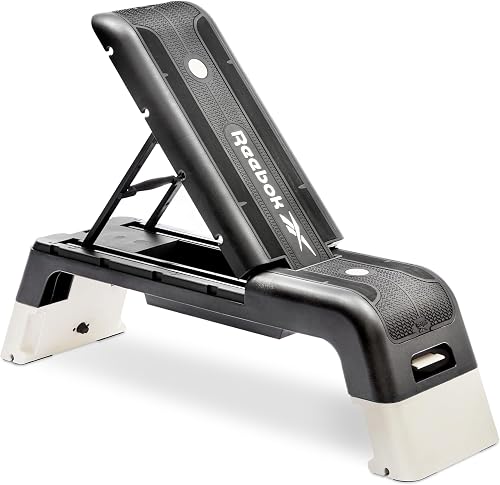 Reebok 885652021890 Fitness Aerobic and Strength Training Workout Deck, White