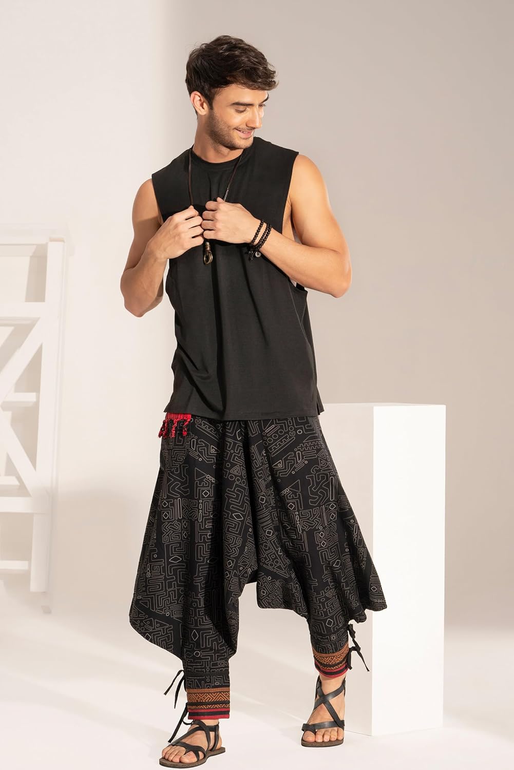 Festival Clothes Tribal Hippie Elephant Pajama Parachute Boho Summer Clothes Yoga Harem Pants for Men