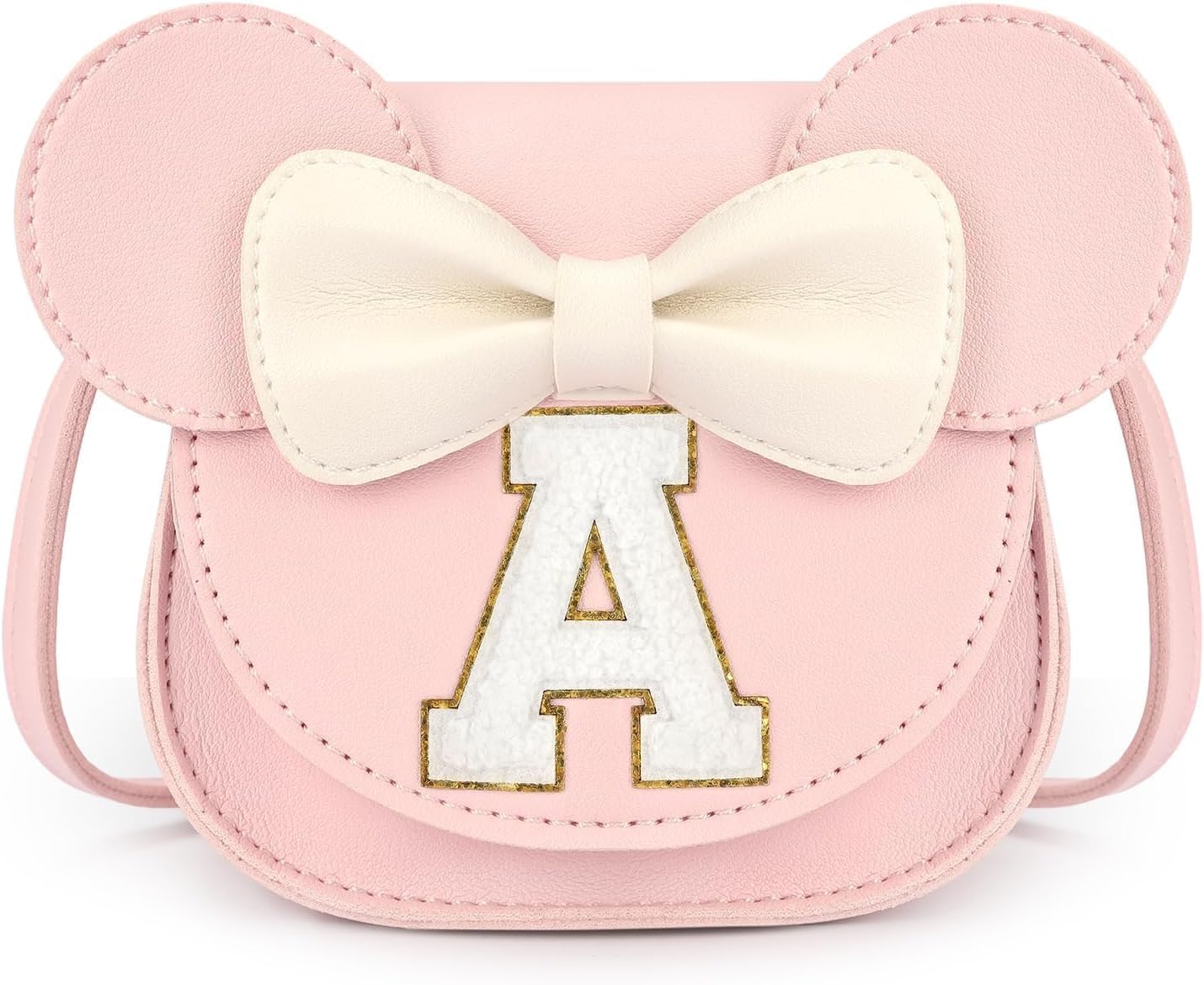 mibasies Toddler Purse Gifts for Girls: Purse Girl Toys for 2 Year Old Birthday Gift, Letter A