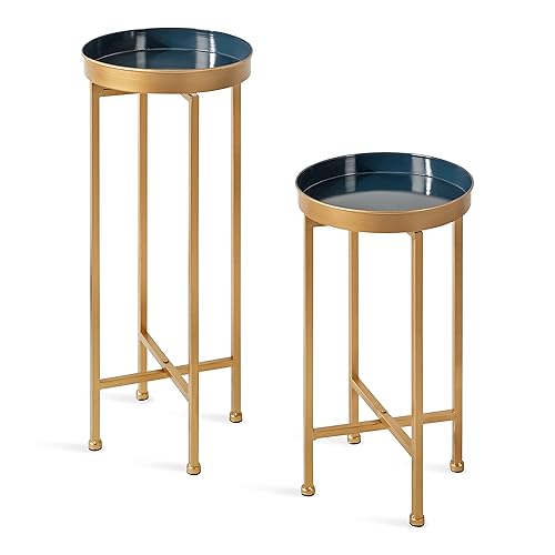 Kate and Laurel Celia Modern Side Table, Set of 2,