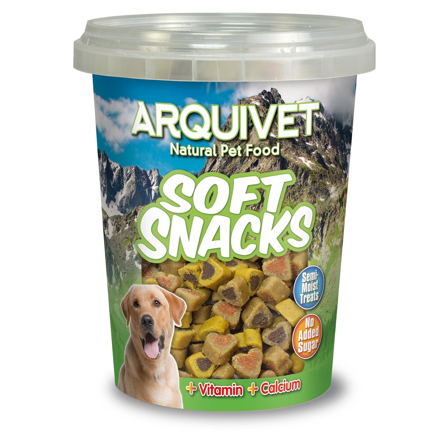 Arquivet Soft Snacks für Hunde, Herz-Mix für Hunde, 300 g (1 Stück)