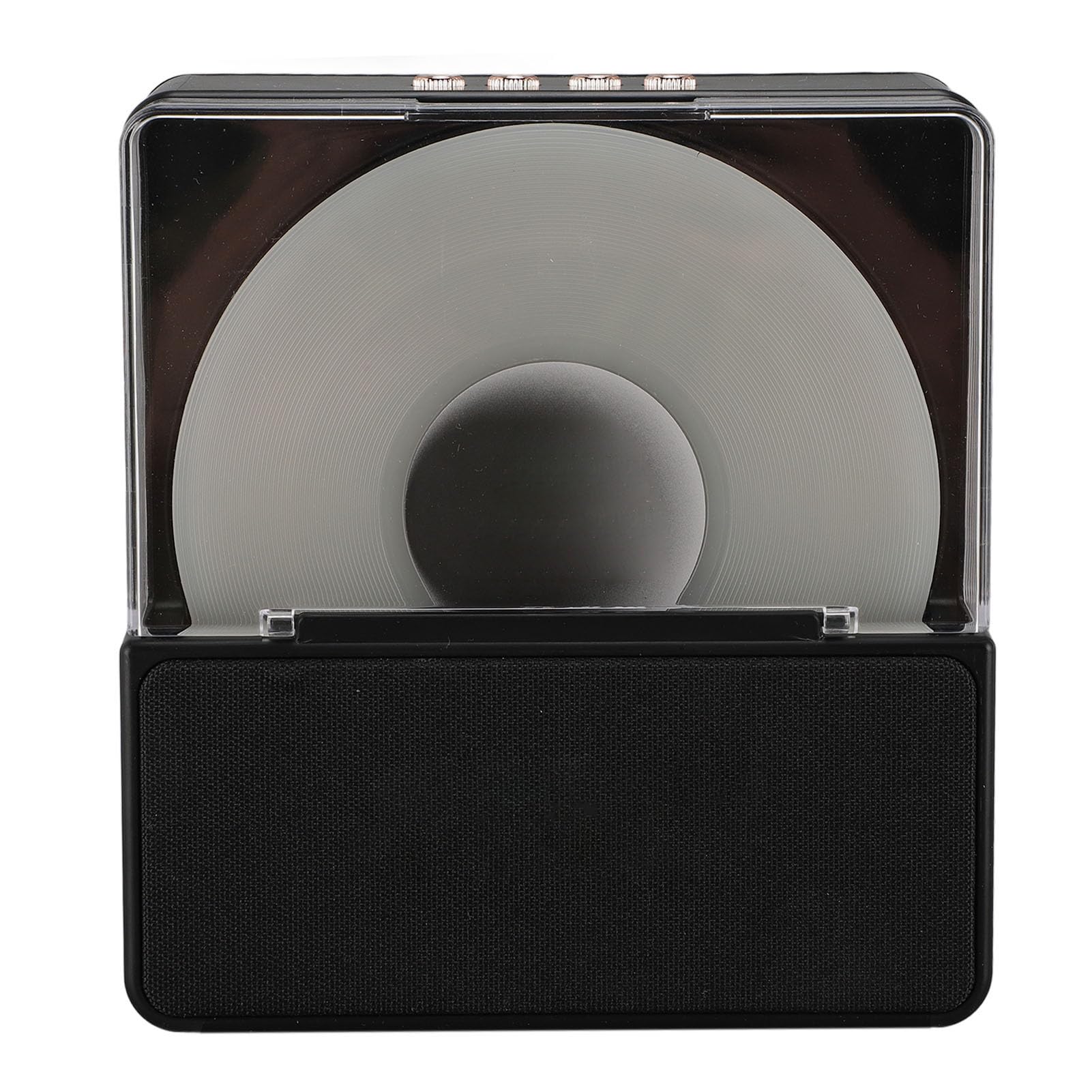 Cuifati Cassa Bluetooth Retro 2 in 1 con Lampada Notturna (BLACK)