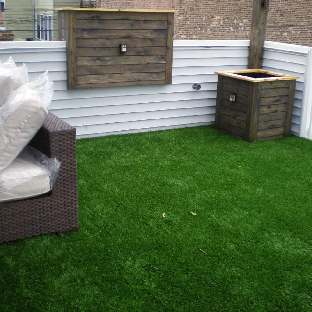 Green Artificial Grass Mat 3x1 Feet Premium Turf Carpet for Balcony Garden Patio Terrace Indoor Outdoor Flooring UV Resistant Easy Clean Pet Friendly-image-41