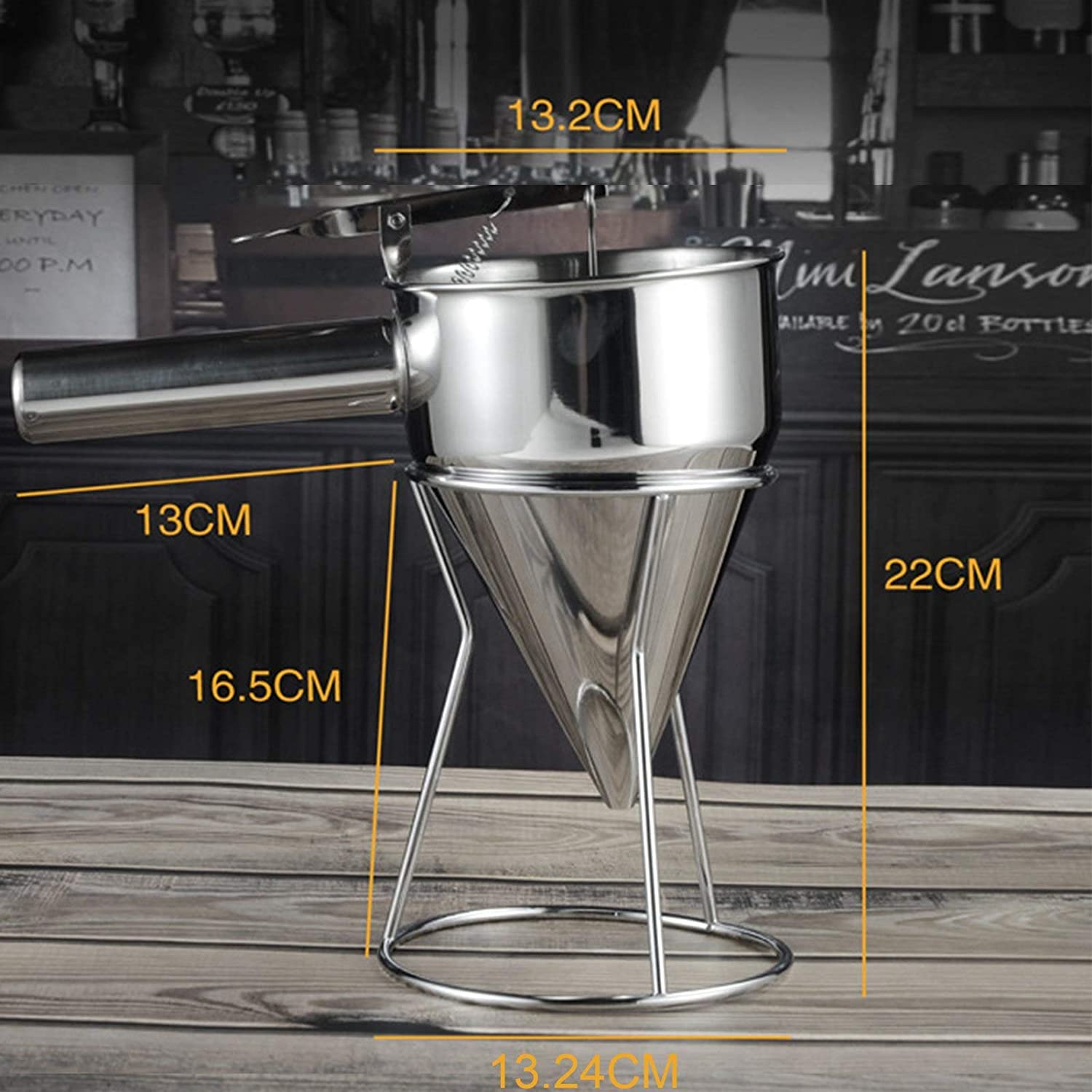 Amazon.co.jp: チャッキリ 種落し 漏斗 たこ焼きツール ステンレス製