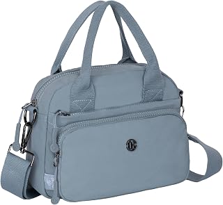TS WITH TECHSUN Small Women Crossbody Sling Bag Handbag for Travel Office Casual Use, Water Resistant Nylon Shoulder Purs... Price In India