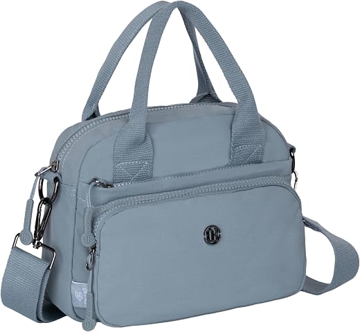 TS WITH TECHSUN Small Women Crossbody Sling Bag Handbag for Travel Office Casual Use, Water Resistant Nylon Shoulder Purs...