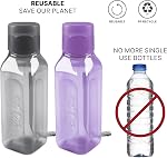 MILTON Bouteille d'eau de voyage – 1Pcs Bouteille de sport réutilisable avec fermeture facile de l'encolure et cou étanche – Bouteilles d'eau en plastique pour adultes et enfants, école, gym