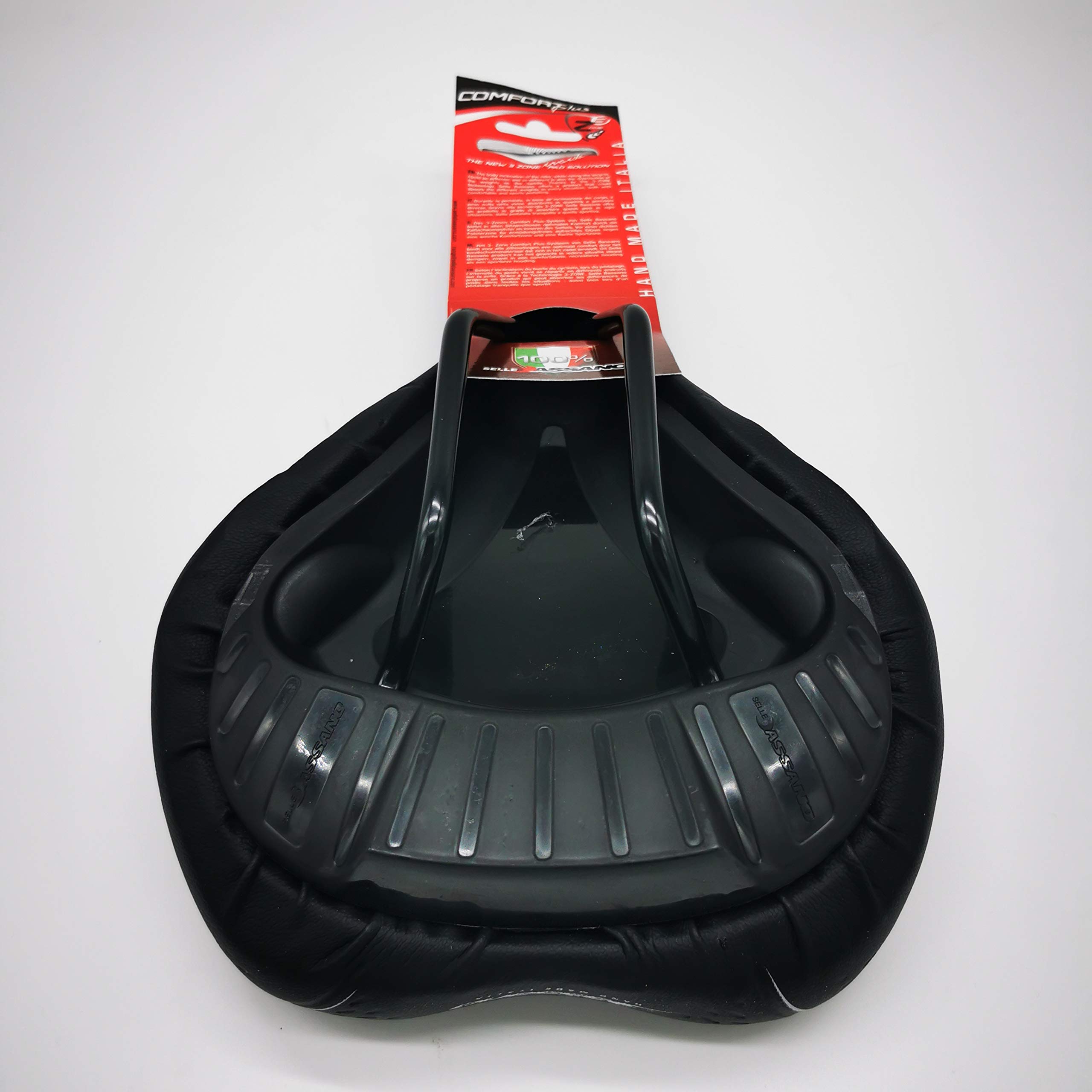 Sattel Selle Bassano Volare L 3 Zonen Comfort Plus Damen Fahrrad Lady Schwarz City/Trekking