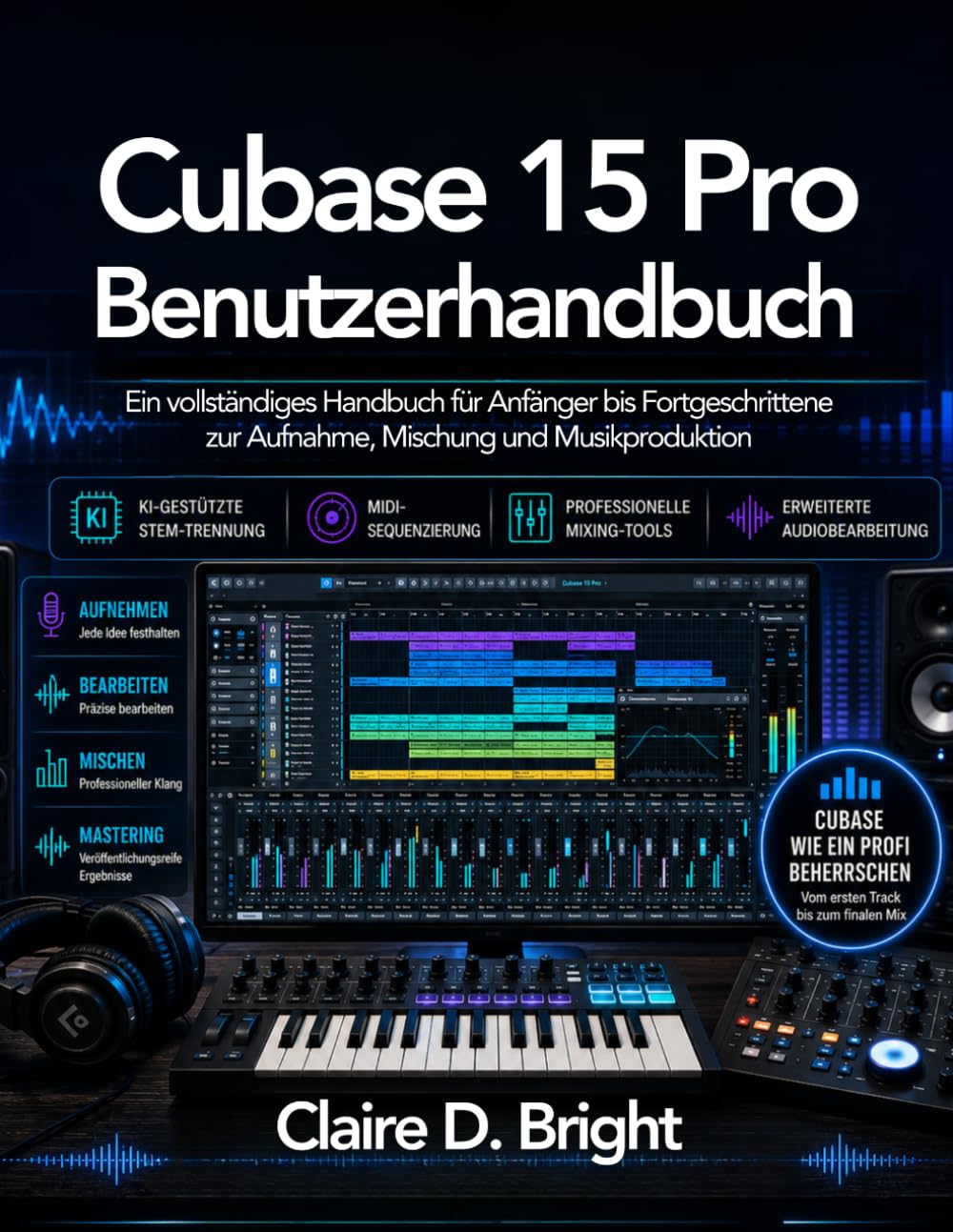 Cubase 15 Pro Benutzerhandbuch: Ein vollständiges Handbuch für Anfänger bis Fortgeschrittene zur Aufnahme, Mischung und Musikproduktion