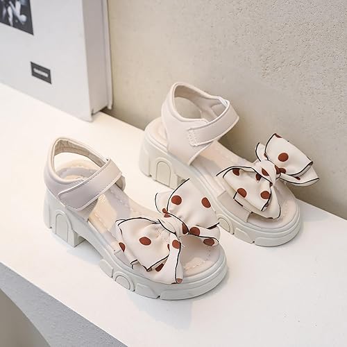 Miniatura 5 de Komfyea Sandalias planas de playa para niña, con puntera envolvente, con diseño de flores suaves