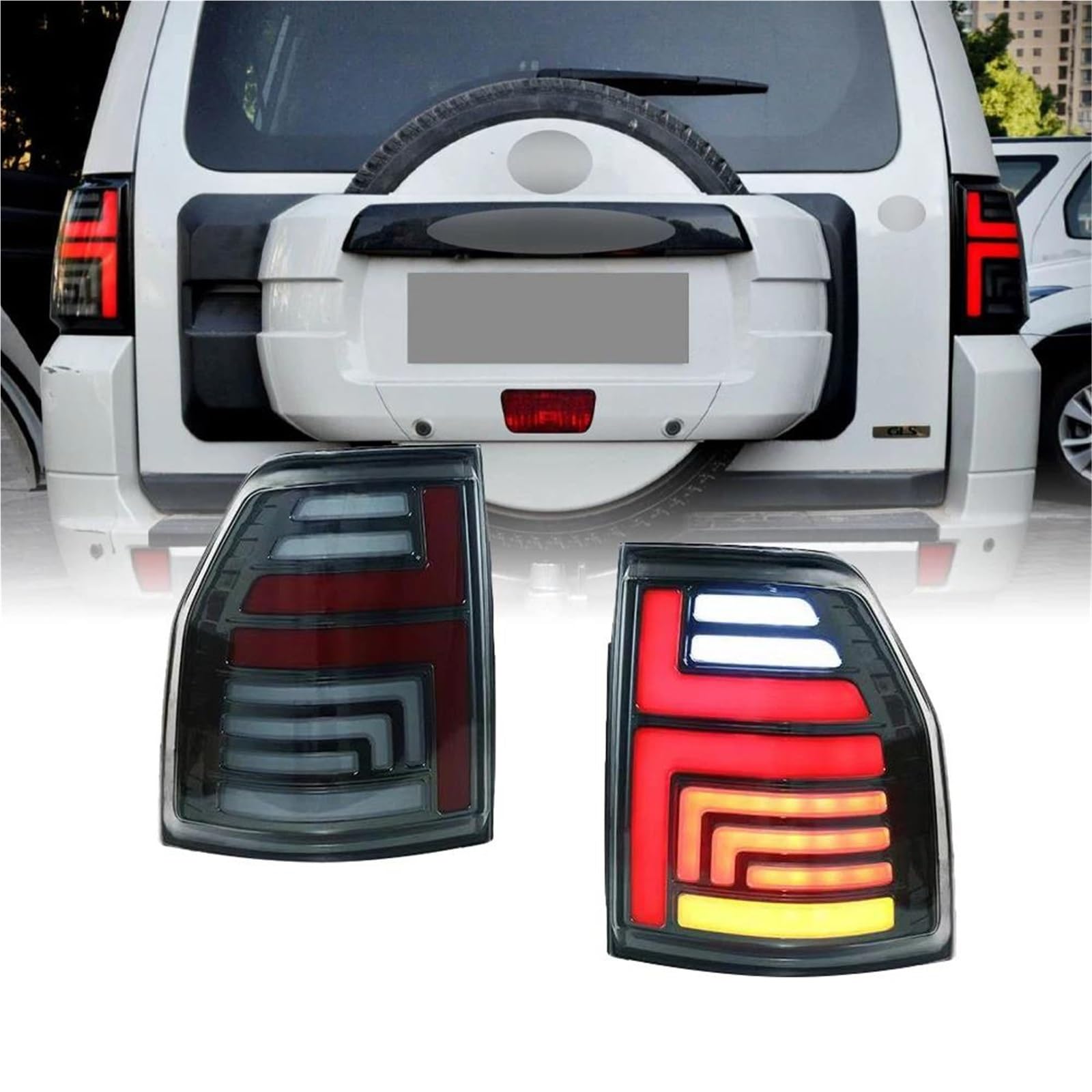 Gruppo Ottico Posteriore Per Auto Con Indicatori Direzione Sequenziali Per Mitsubishi Per Pajero V97 V93 2009-2020