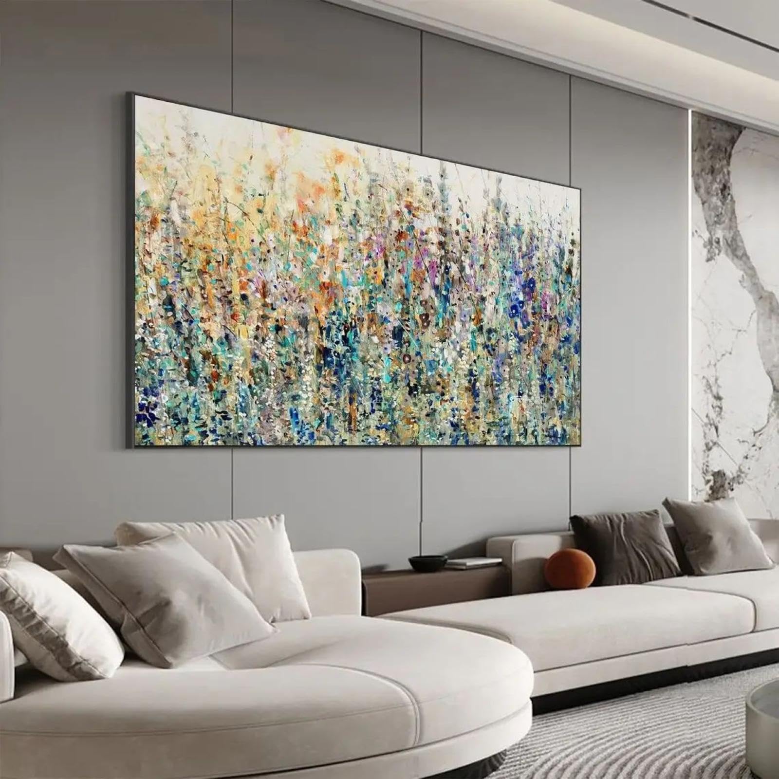 Tableau moderne paysage imprimé décoration murale pour masquer grands murs