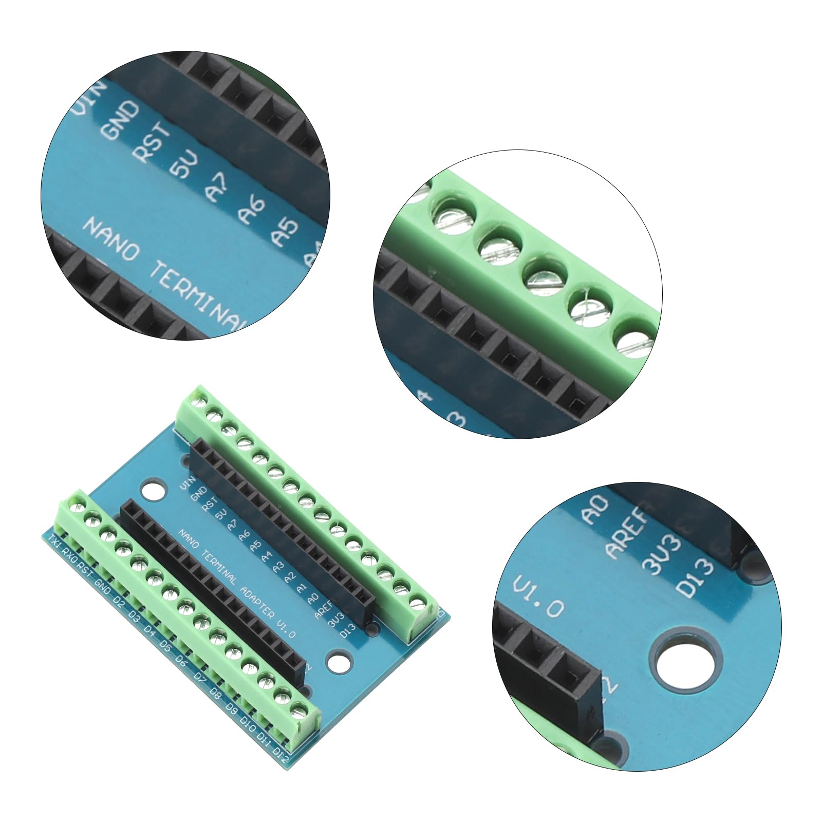 HENGBIRD Scheda di espansione Nano shield, Nano IO V1.0, semplice scheda compatibile con Arduino