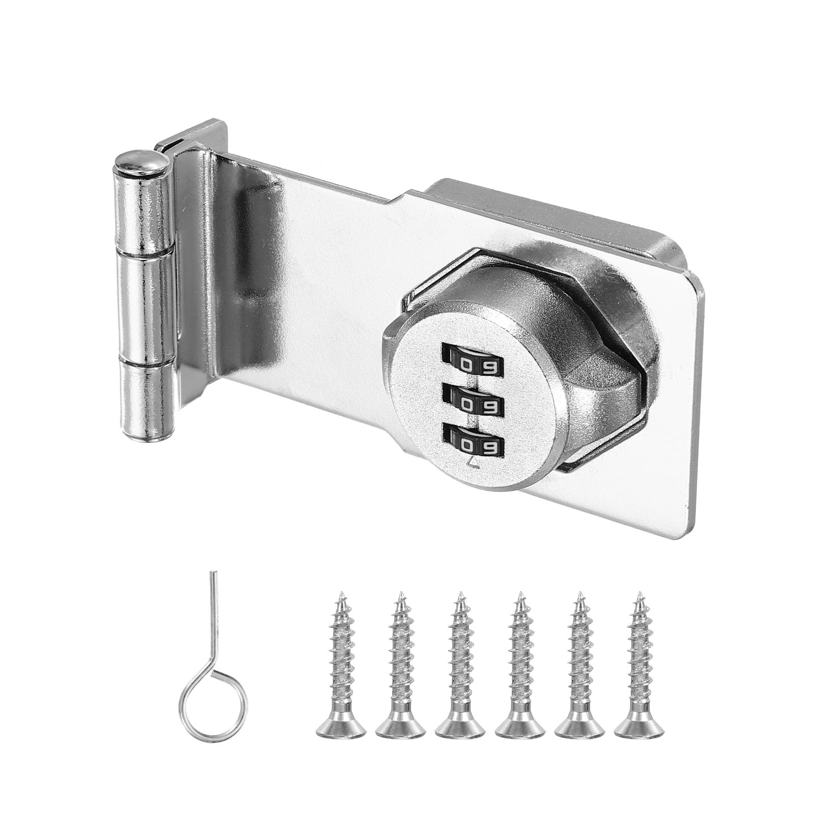 PATIKIL 3.5 Inch Cabinet Password Hasp Lock