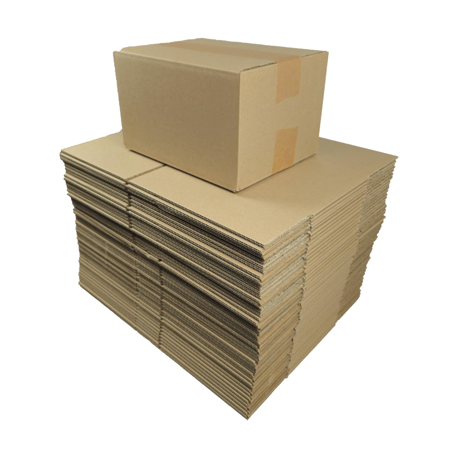 Karton 25x20x15 cm - DIN A5 Versandkarton innen 24x18x14 cm - Fefco 0201 - Faltkarton 250x200x150 mm (150)