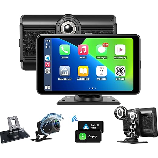 AILEWAY Portable Carplay Screen 2.5K