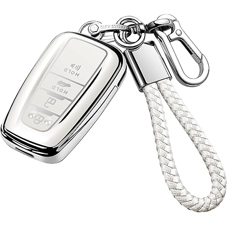 Tukellen for Toyota Key Fob Cover with Keychain