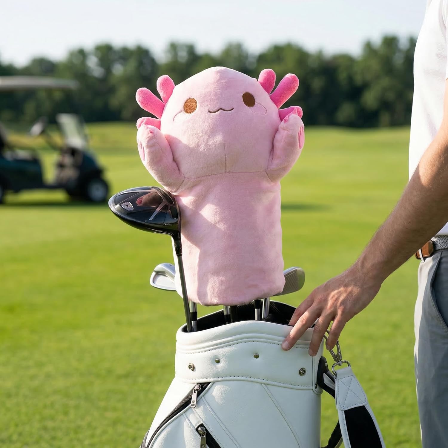 Funny Golf Club Driver Head Covers, Animal Cartoon Personalized Golf Club Headcovers for Women Kid Men